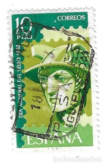 Sellos: Sello usado Espa&ntilde;a. Edifil n&ordm; 1433. D&iacute;a Mundial del Sello. ref. 1u-1433