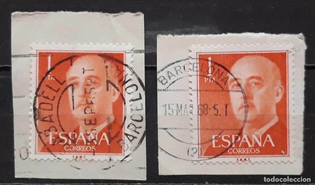 Sellos: FRANCO FECHADORES SABADELL Y BARCELONA. USADO.