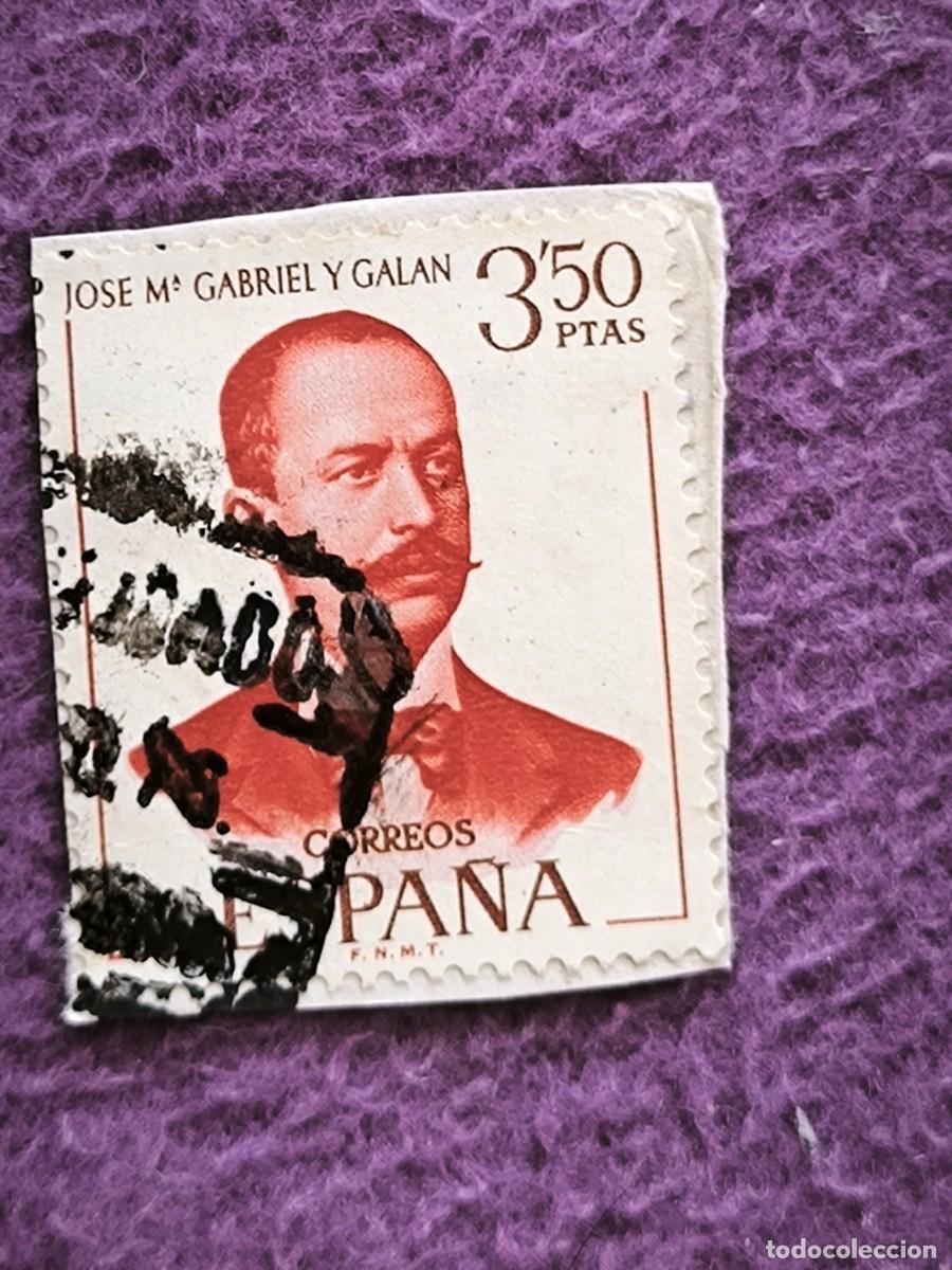 Sellos: Sello Espa&ntilde;a Correos 3,50 Ptas &ndash; Jos&eacute; Mar&iacute;a Gabriel Y Gal&aacute;n (F.N.M.T.)