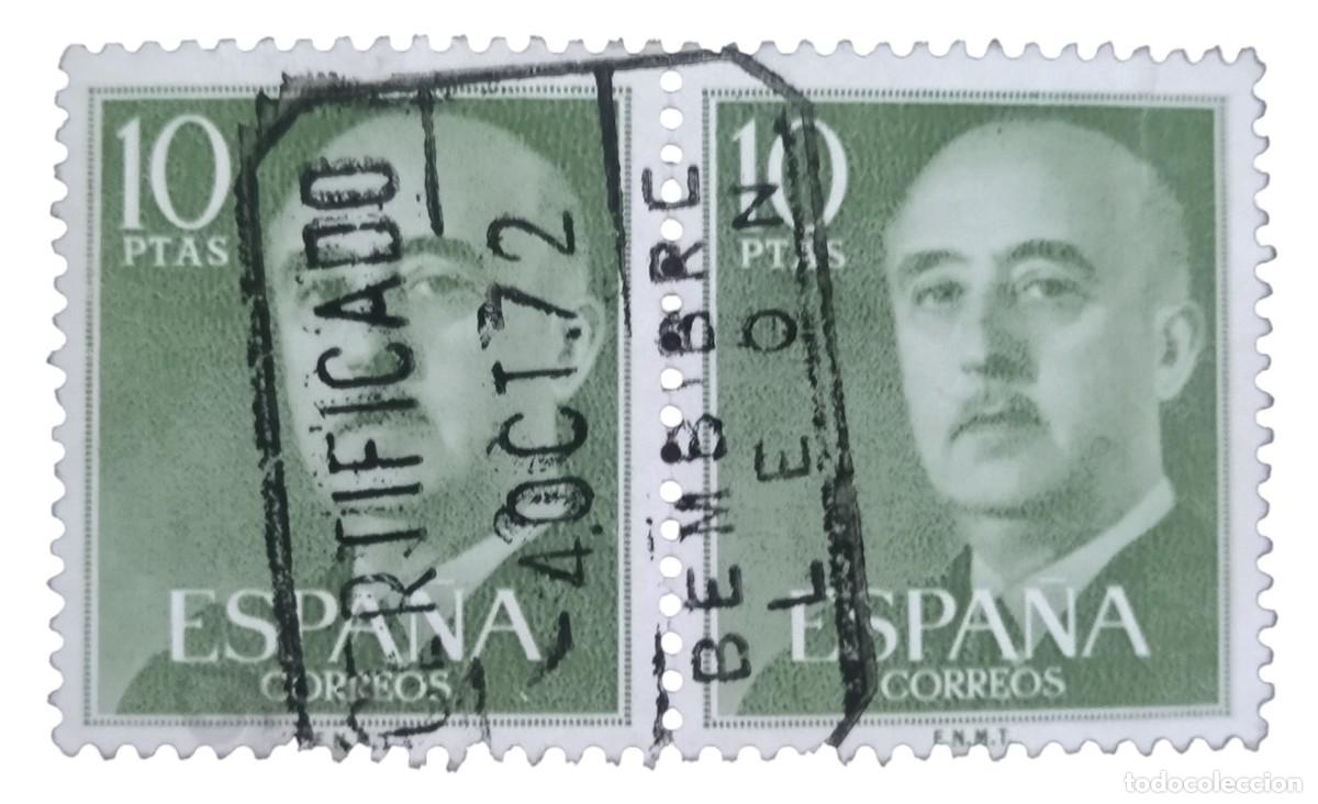 Sellos: ESPA&Ntilde;A 1955 - 1956 FRANCO. FECHADOR BEMBIBRE (LE&Oacute;N) CERTIFICADO. USADO.