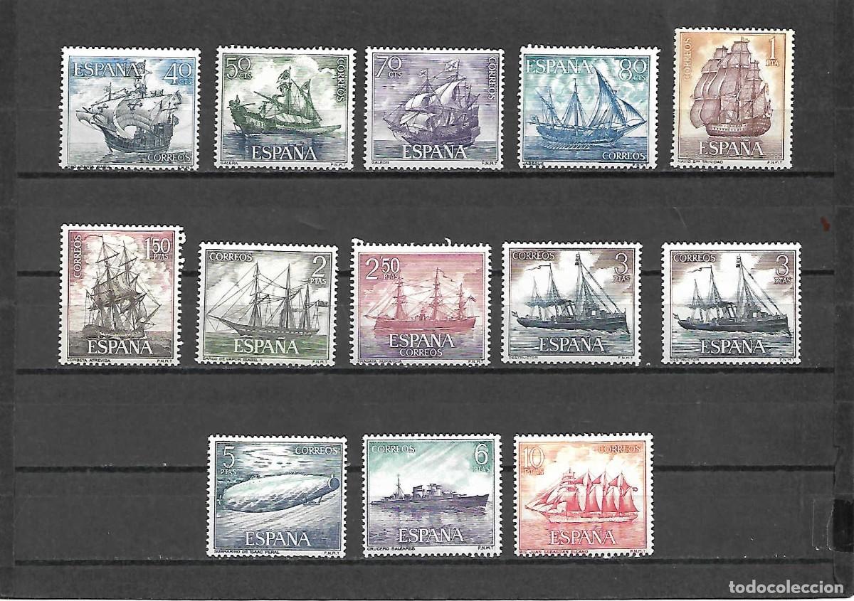 Sellos: Homenaje a la Marina Espa&ntilde;ola, Espa&ntilde;a, sellos emit. 16-7-1964