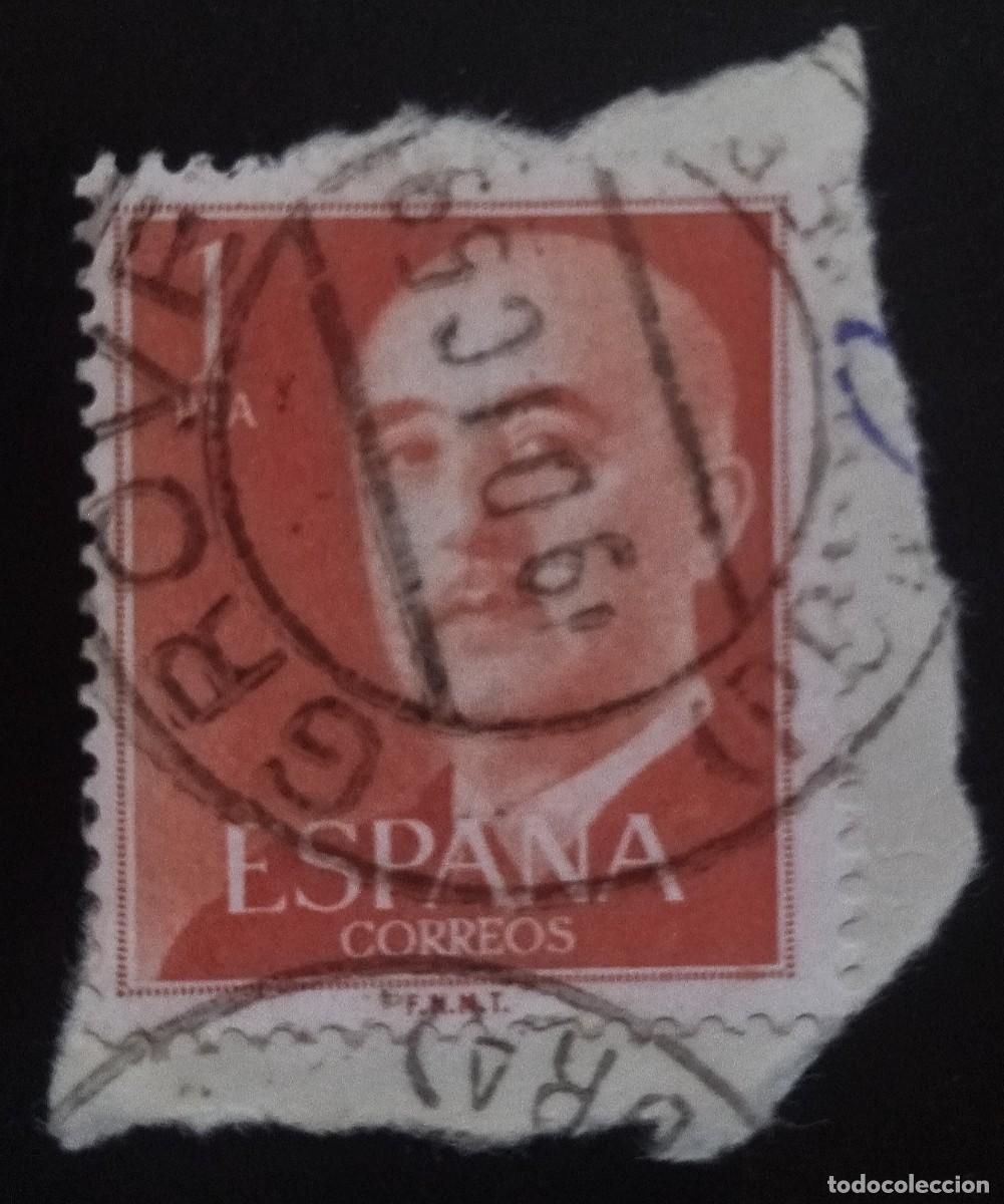 Sellos: ESPA&Ntilde;A 1955- 1956 FRANCO. FECHADOR GROVE (PONTEVEDRA). USADO.
