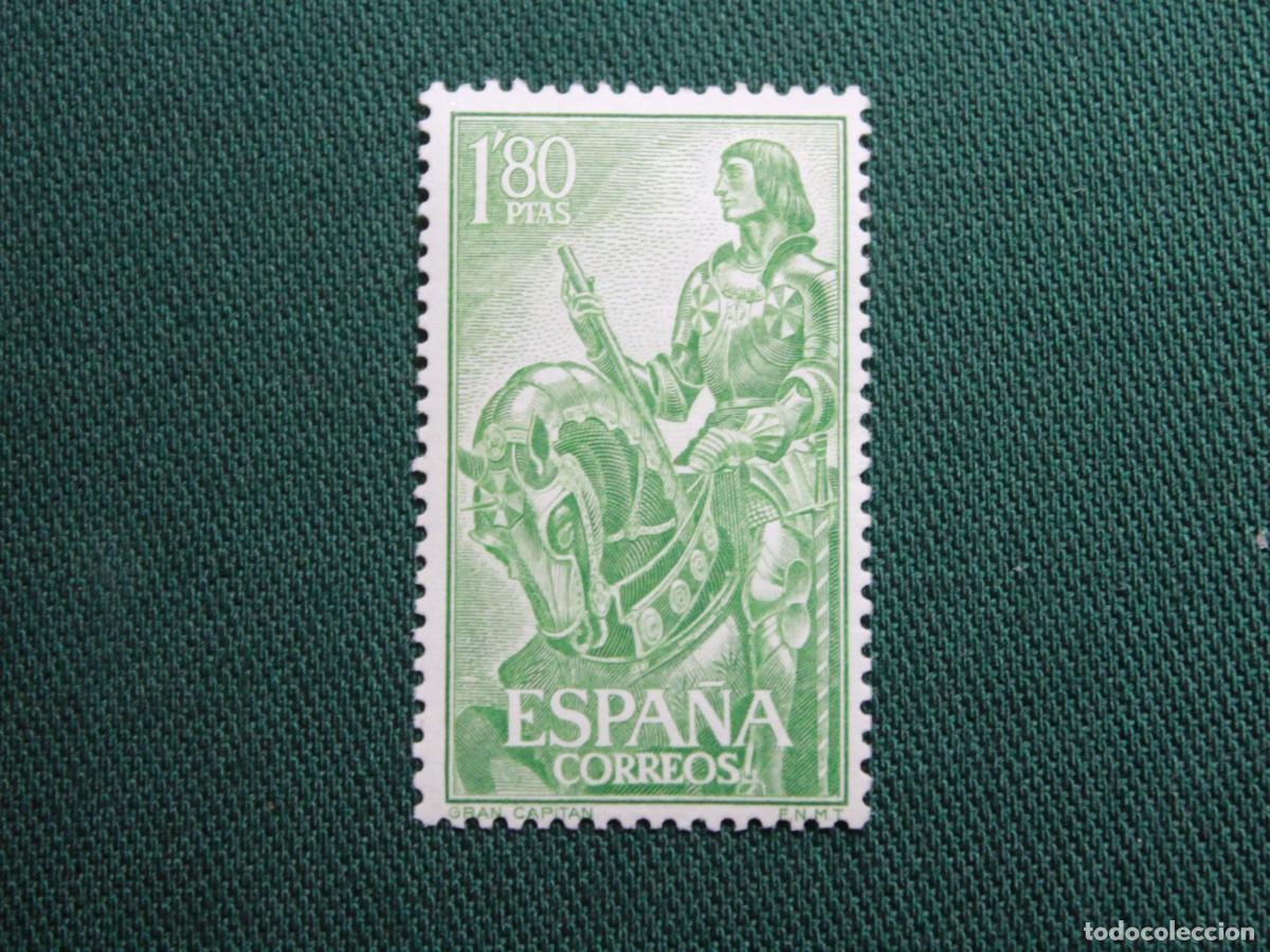 Sellos: Espa&ntilde;a 1958 - Edifil 1209 - El Gran Capit&aacute;n Gonzalo Fern&aacute;ndez de C&oacute;rdoba - Nuevo