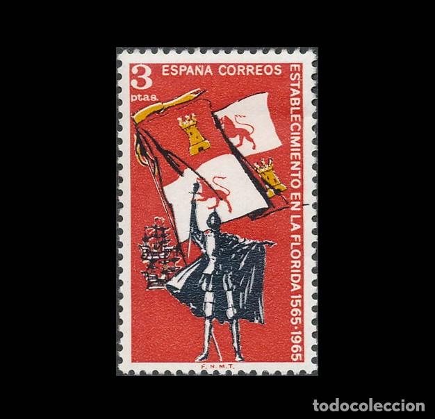 Sellos: Espa&ntilde;a 1965 | 4&ordm; Cent. San Agust&iacute;n Florida | Ed 1674 - Yv 1334 - Mi 1561 - SG 1734 MNH **