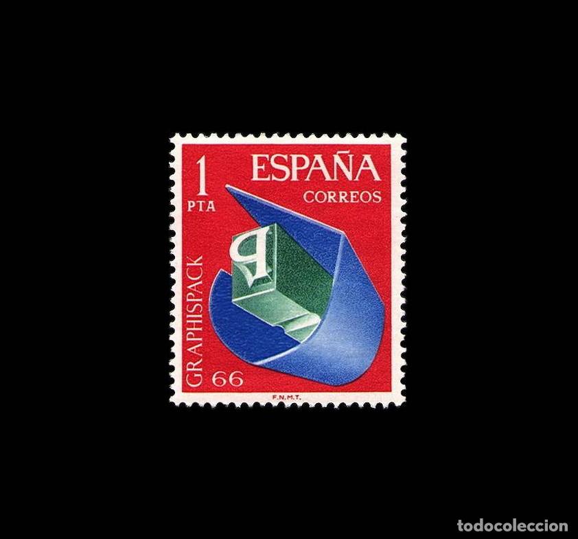 Sellos: Espa&ntilde;a 1966 | Graphispack 66 | Ed 1709 - Yv 1366 - Mi 1597 - SG: 1769 MNH **