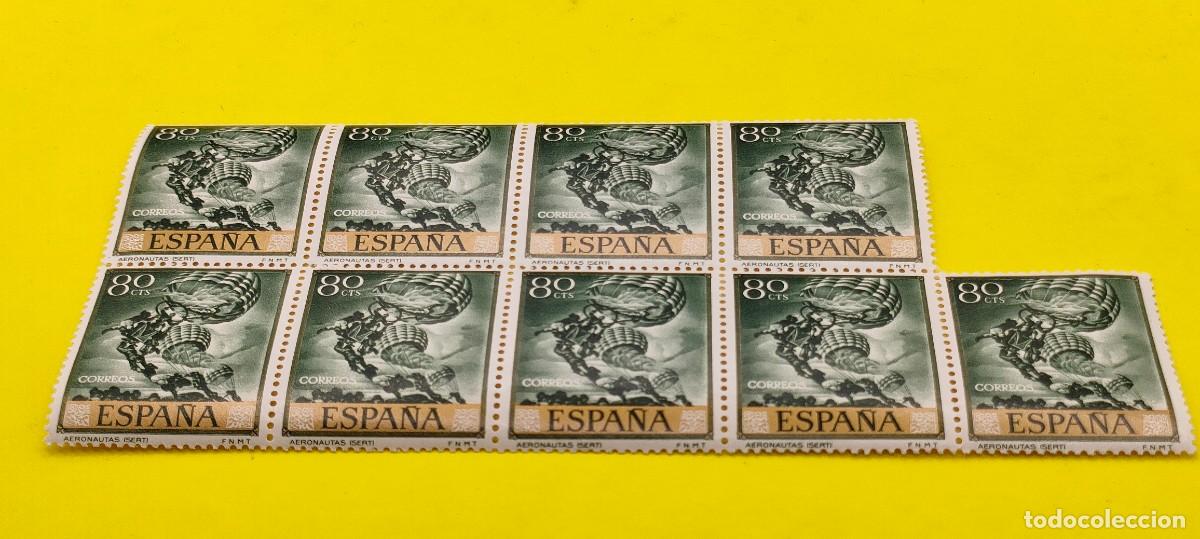 Sellos: Espa&ntilde;a 1966. Edifil 1713. Jos&eacute; Mar&iacute;a Sert. Los argonautas. Nuevos. Bloque de 9