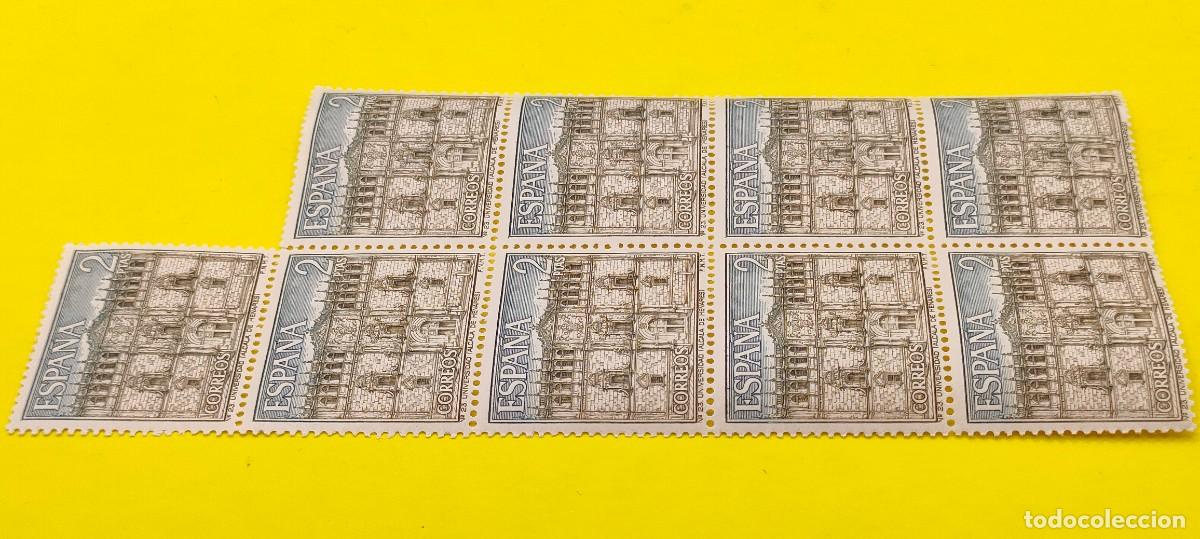Sellos: Espa&ntilde;a 1966. Edifil 1733. Turismo. Universidad Alcal&aacute; de Henares. Madrid. Bloque de 9