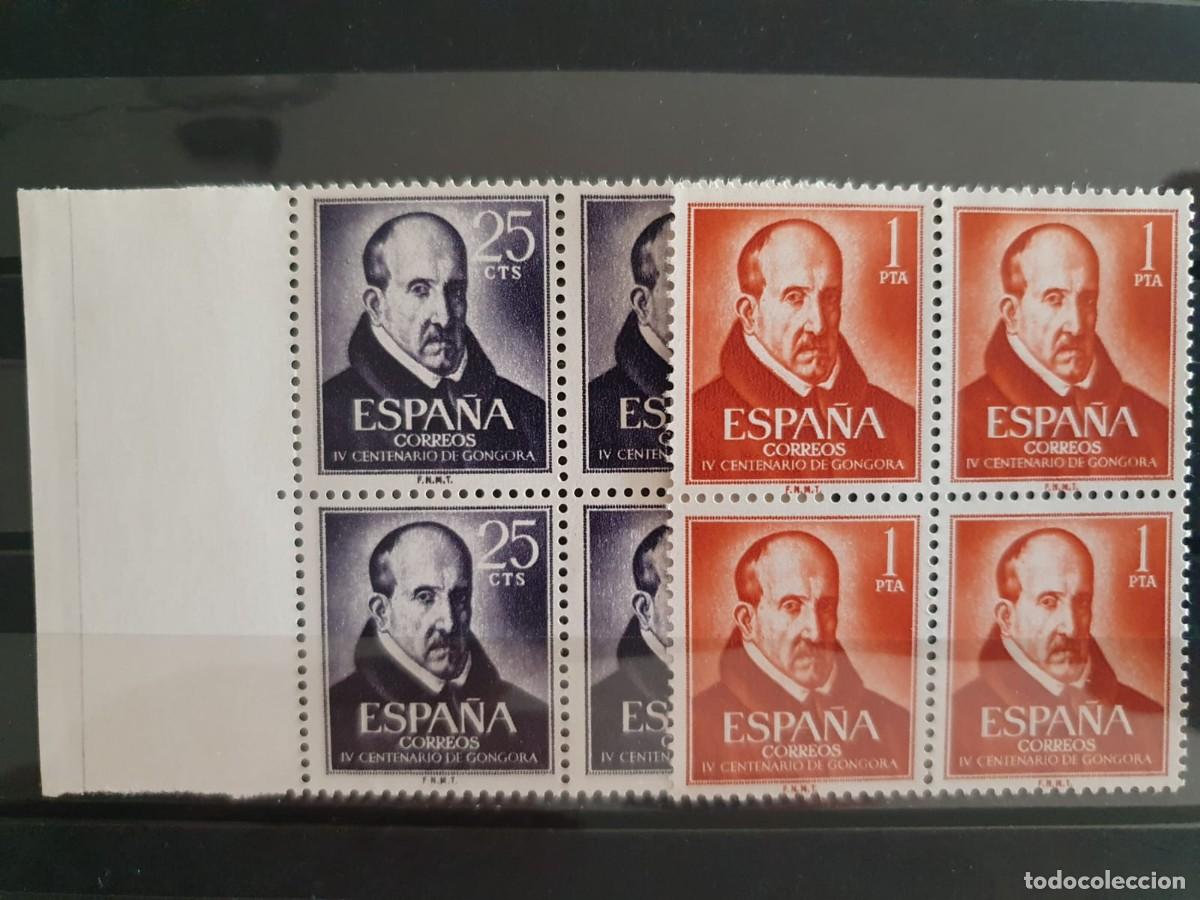 Sellos: SERIE COMPLETA EDIFIL1369 ** A 1370 ** ESPA&Ntilde;A 1961 BLOQUE 4