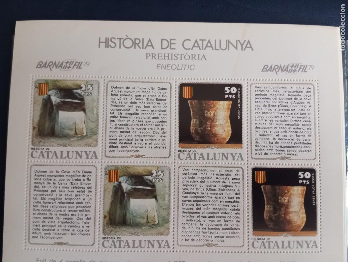 Sellos: HISTORIA DE CATALUNYA, PREHISTORIA. NEOLITIC