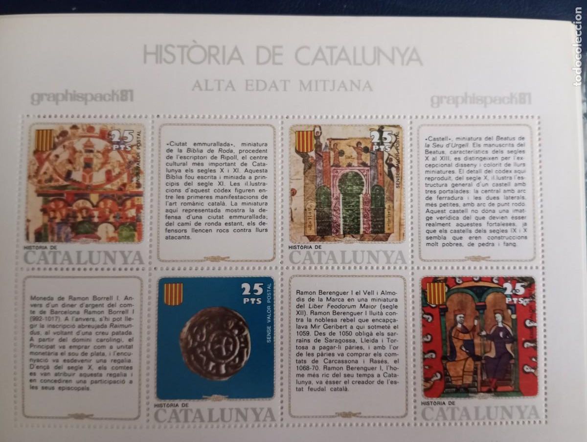 Sellos: HISTORIA DE CATALUNYA, ALTA EDAT MITJANA