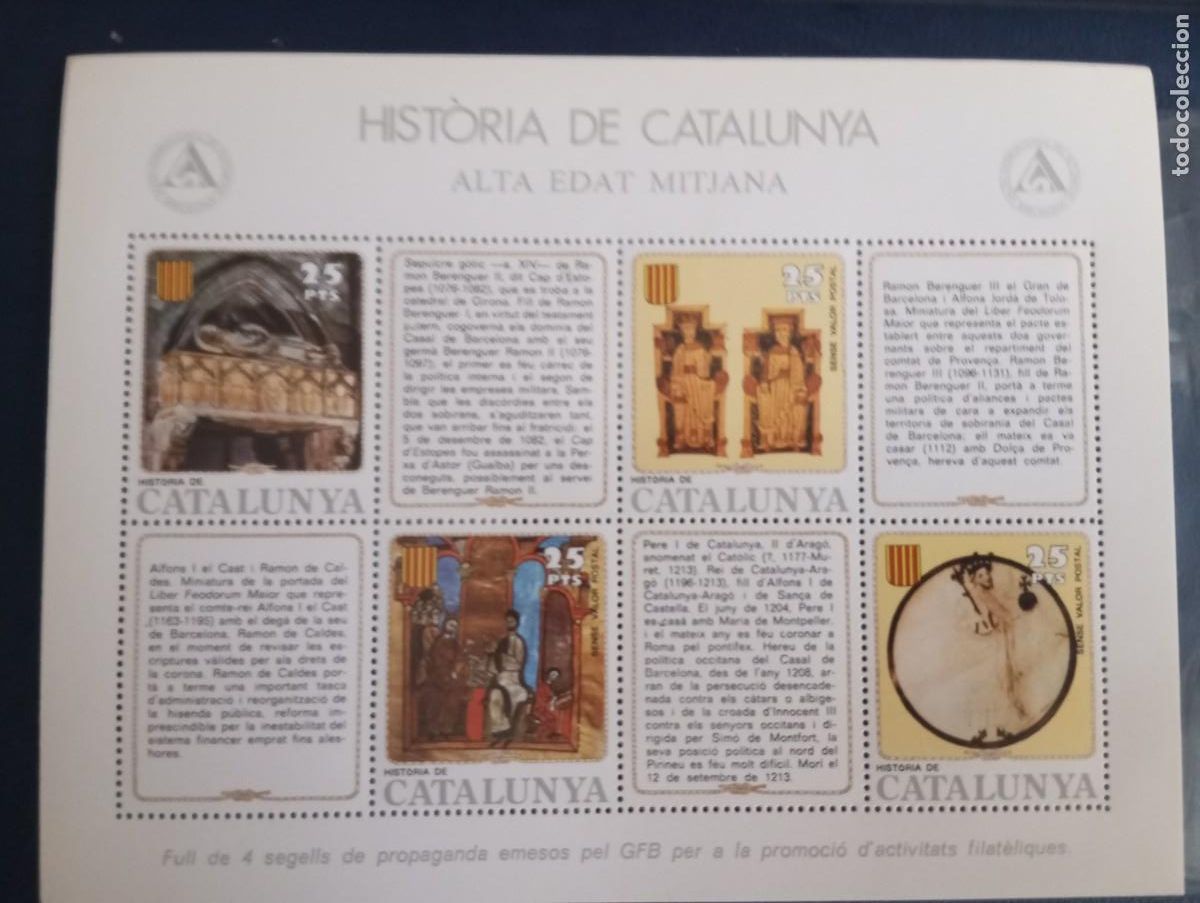 Sellos: HISTORIA DE CATALUNYA, ALTA EDAT MITJANA