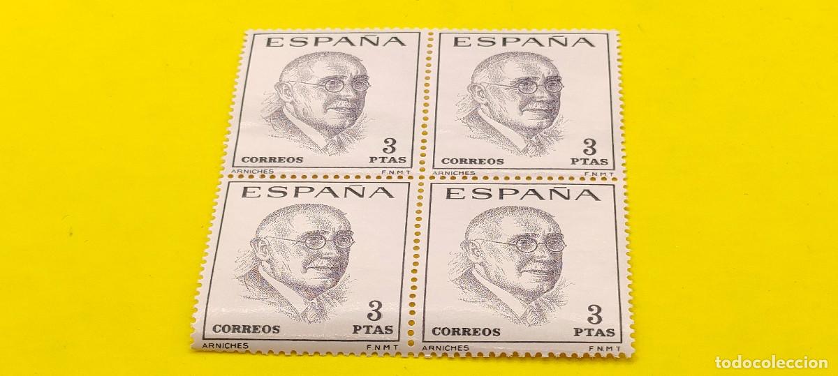 Sellos: Espa&ntilde;a 1966. Edifil 1759. Literatos espa&ntilde;oles. Carlos Arniches. Bloque de 4