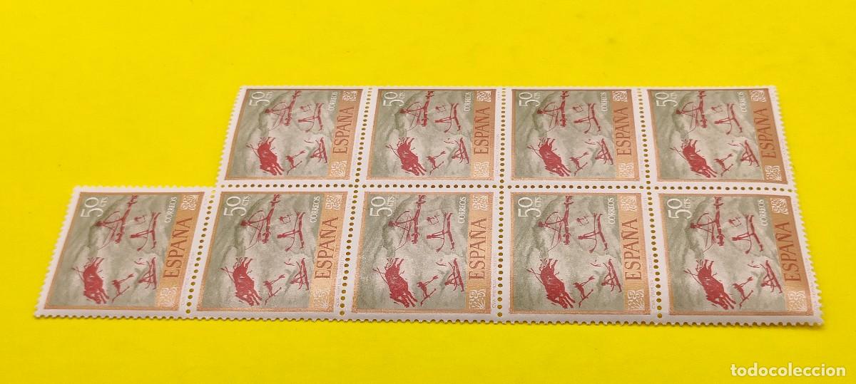 Sellos: Espa&ntilde;a 1967. Edifil 1780. Homenaje al pintor desconocido. Remigia. Bloque de 9