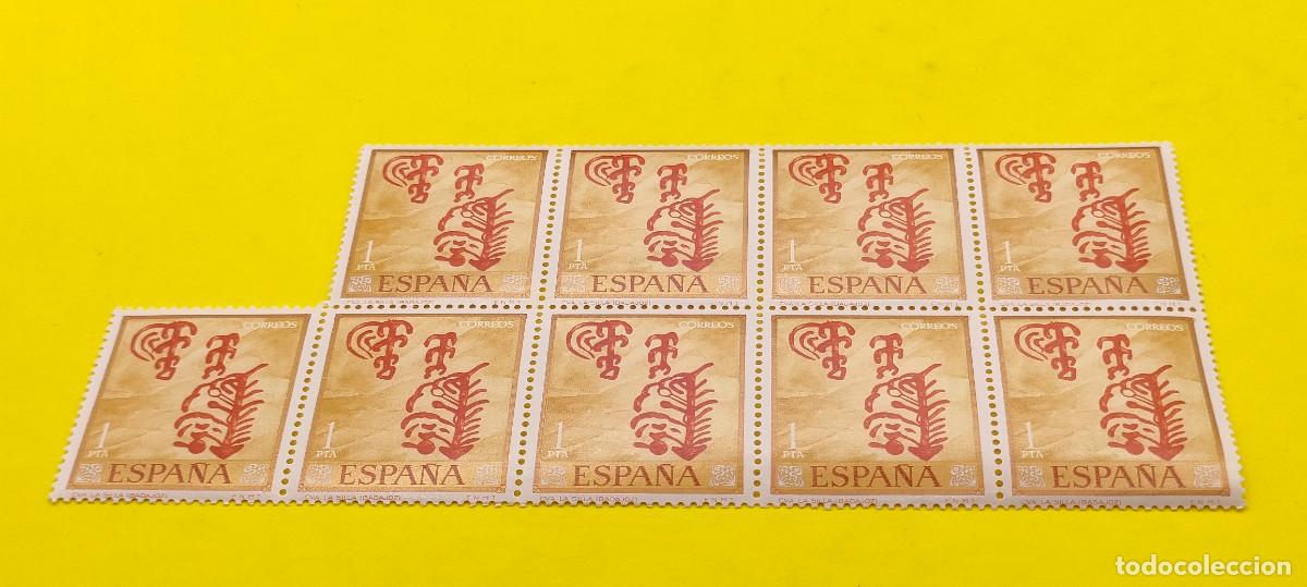 Sellos: Espa&ntilde;a 1967. Edifil 1781. Homenaje al pintor desconocido. La Silla. Bloque de 9