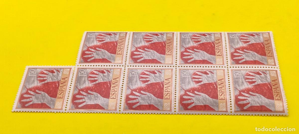 Sellos: Espa&ntilde;a 1967. Edifil 1783. Homenaje al pintor desconocido. El Castillo. Bloque de 9