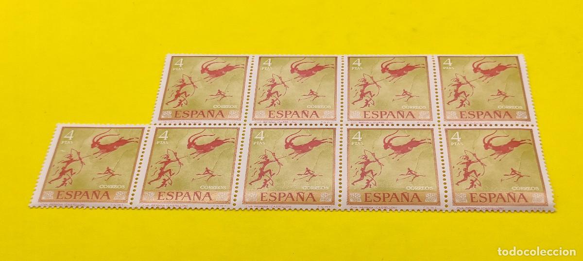 Sellos: Espa&ntilde;a 1967. Edifil 1787. Homenaje al pintor desconocido. Remigia. Bloque de 9