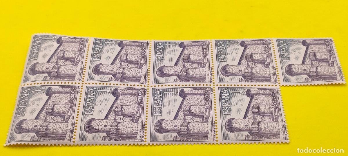 Sellos: Espa&ntilde;a 1967. Edifil 1810. Castillos. Jarandilla (C&aacute;ceres). Bloque de 9