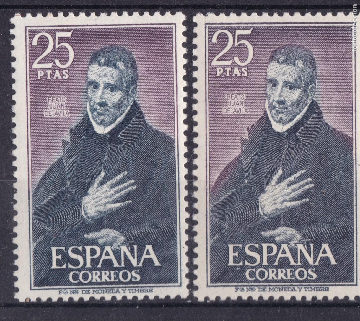 Sellos: FC4-139-PERSONAJES 1970. x 2 Series .VARIEDADES ** Sin Fijasellos. Ver 2 Im&aacute;genes