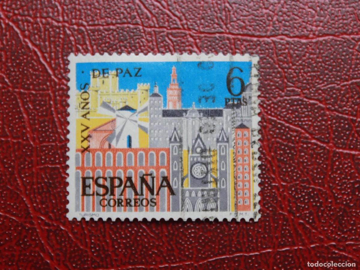 Sellos: Espa&ntilde;a 1964 - Edifil 1588 - XXV A&ntilde;os de Paz - Turismo - 6 ptas - Usado