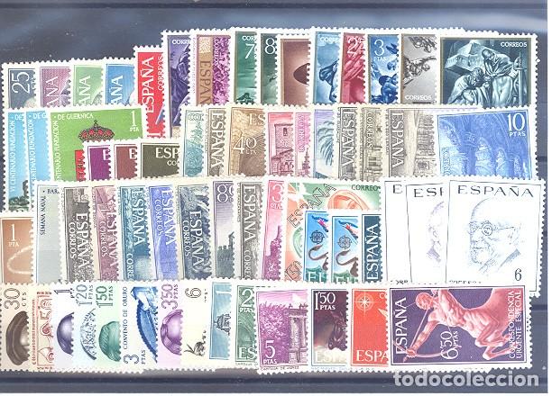 Sellos: Espa&ntilde;a Segundo Centenario A&ntilde;os 1966 ** 62 sellos sin Escudos