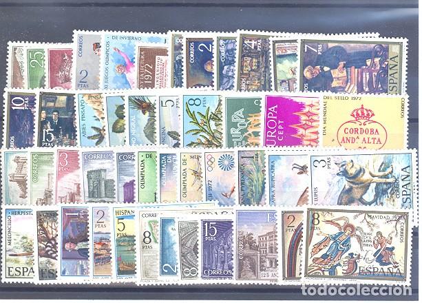 Sellos: Espa&ntilde;a Segundo Centenario A&ntilde;os 1972 ** 46 Sellos