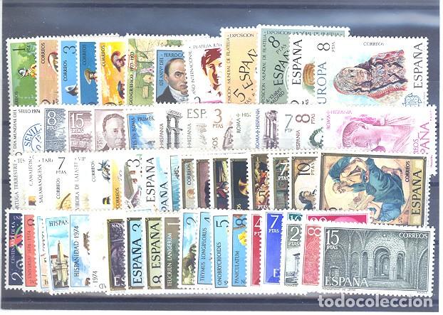 Sellos: Espa&ntilde;a Segundo Centenario A&ntilde;o 1974 ** 65 sellos