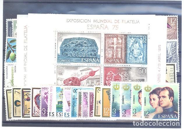 Sellos: Espa&ntilde;a Segundo Centenario 1975 ** 64 sellos + 2HB