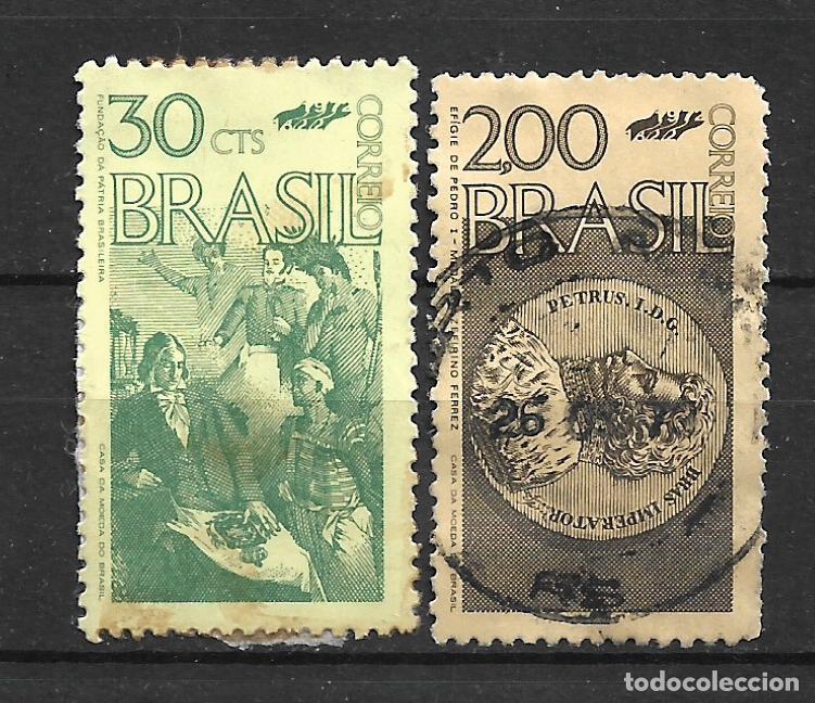 Sellos: brasil 1972 # 1242 + 1245 usado - 19/4