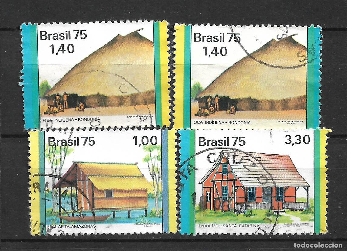 Sellos: brasil 1975 # 1385/1388 usado - 19/4
