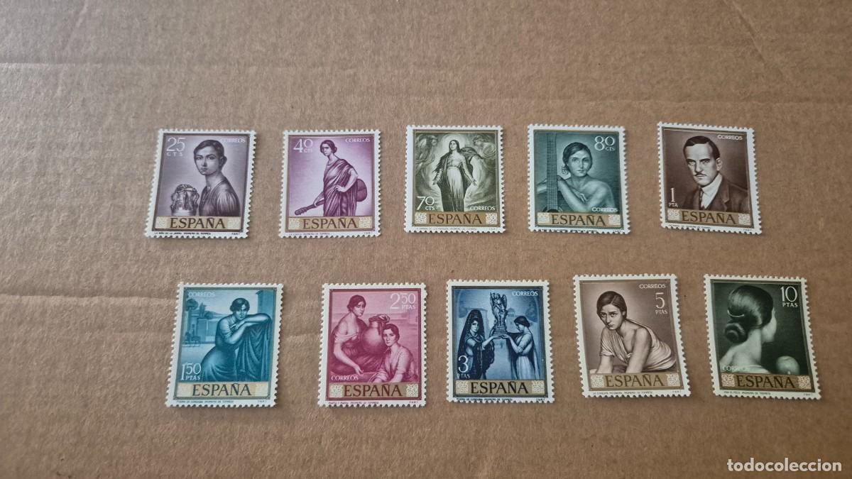 Sellos: LOTE SELLOS ESPA&Ntilde;A 2&ordm; CENTENARIO A&Ntilde;O 1965 JULIO ROMERO DE TORRES