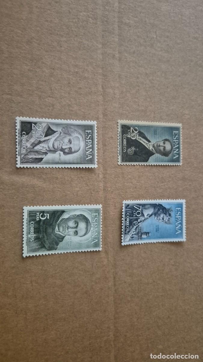 Sellos: LOTE SELLOS ESPA&Ntilde;A 2&ordm; CENTENARIO A&Ntilde;O 1965 PERSONAJES
