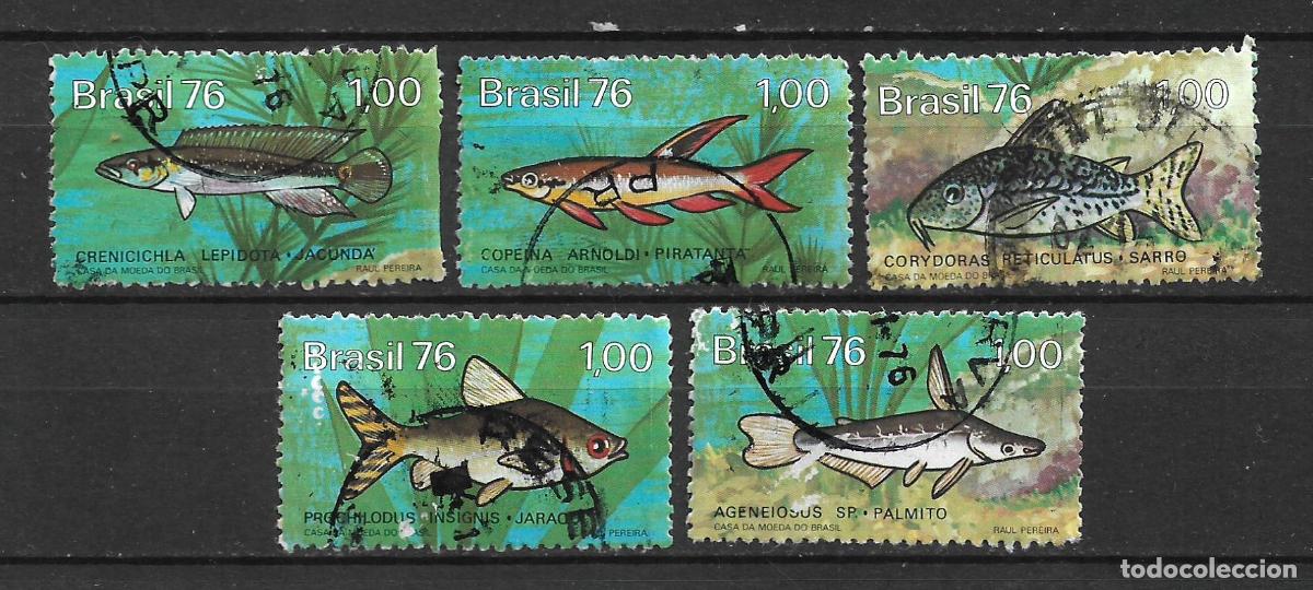 Sellos: brasil 1975 # 1460-1464 usado - 19/4