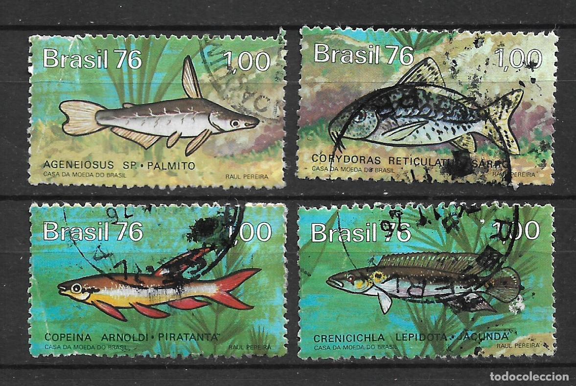 Sellos: brasil 1975 # 1460-1463 usado - 19/4