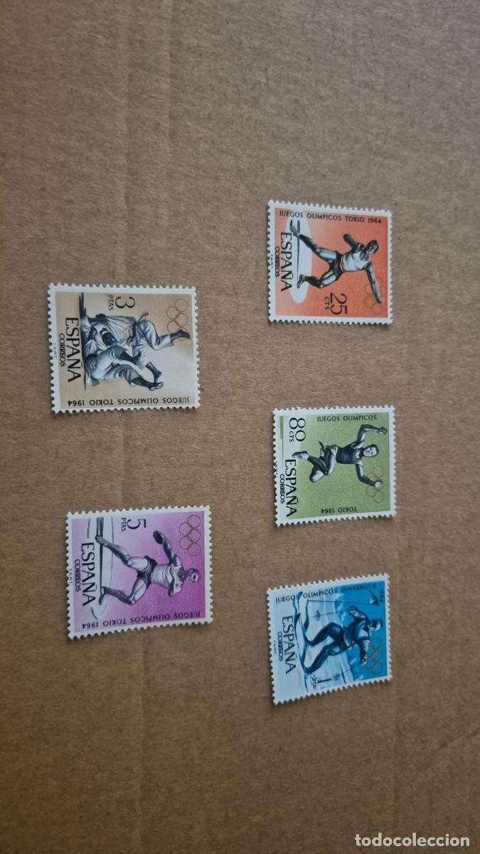 Sellos: LOTE SELLOS ESPA&Ntilde;A 2&ordm; CENTENARIO A&Ntilde;O 1964 JUEGOS OLIMPICOS INSBRUCK Y TOKIO