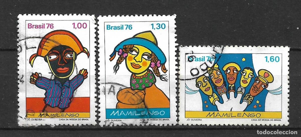 Sellos: brasil 1976 # 1469-1471 usado - 19/5