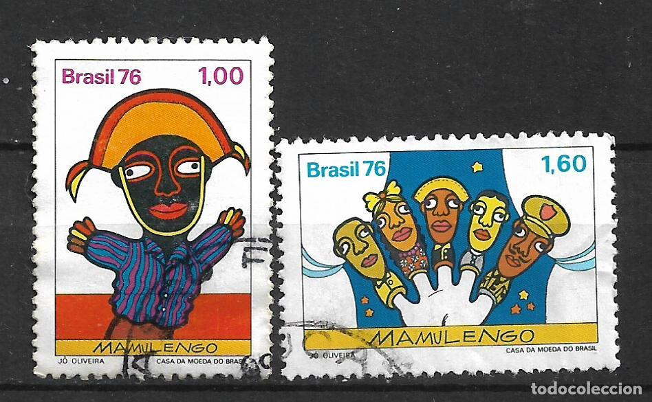 Sellos: brasil 1976 # 1469 + 1471 usado - 19/5
