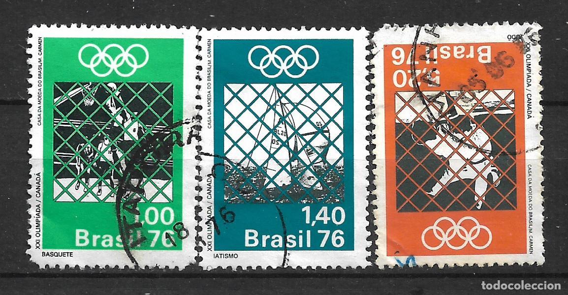 Sellos: brasil 1976 # 1435-1437 usado - 19/5