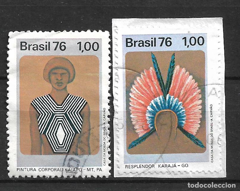 Sellos: brasil 1976 # 1429 + 1431 usado - 19/5