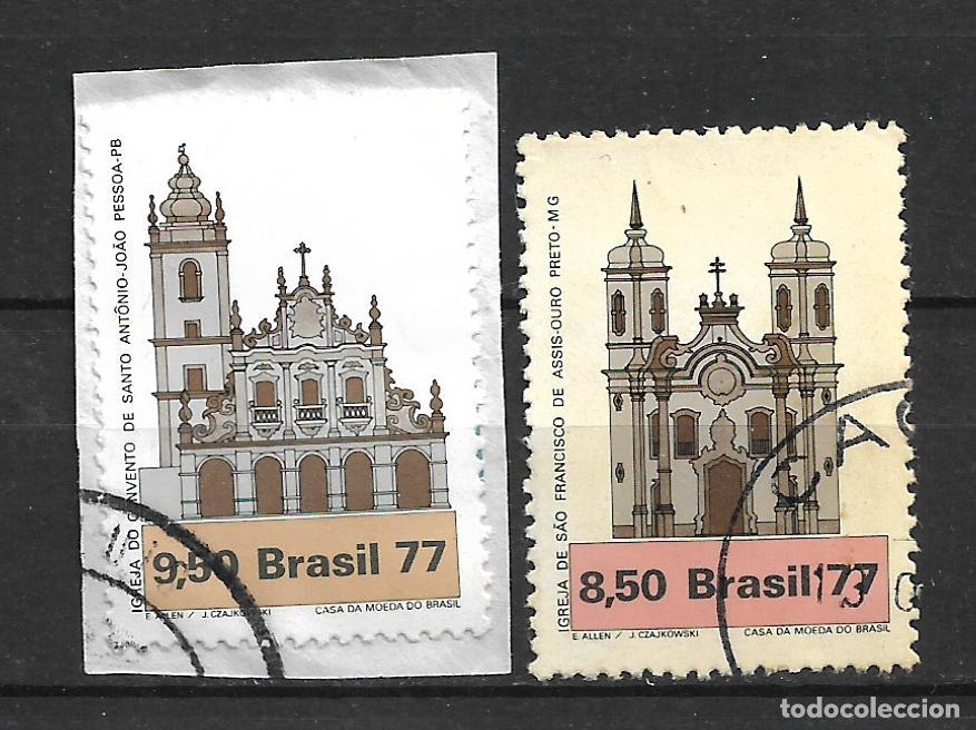Sellos: brasil 1977 # 1547-1548 usado - 19/8