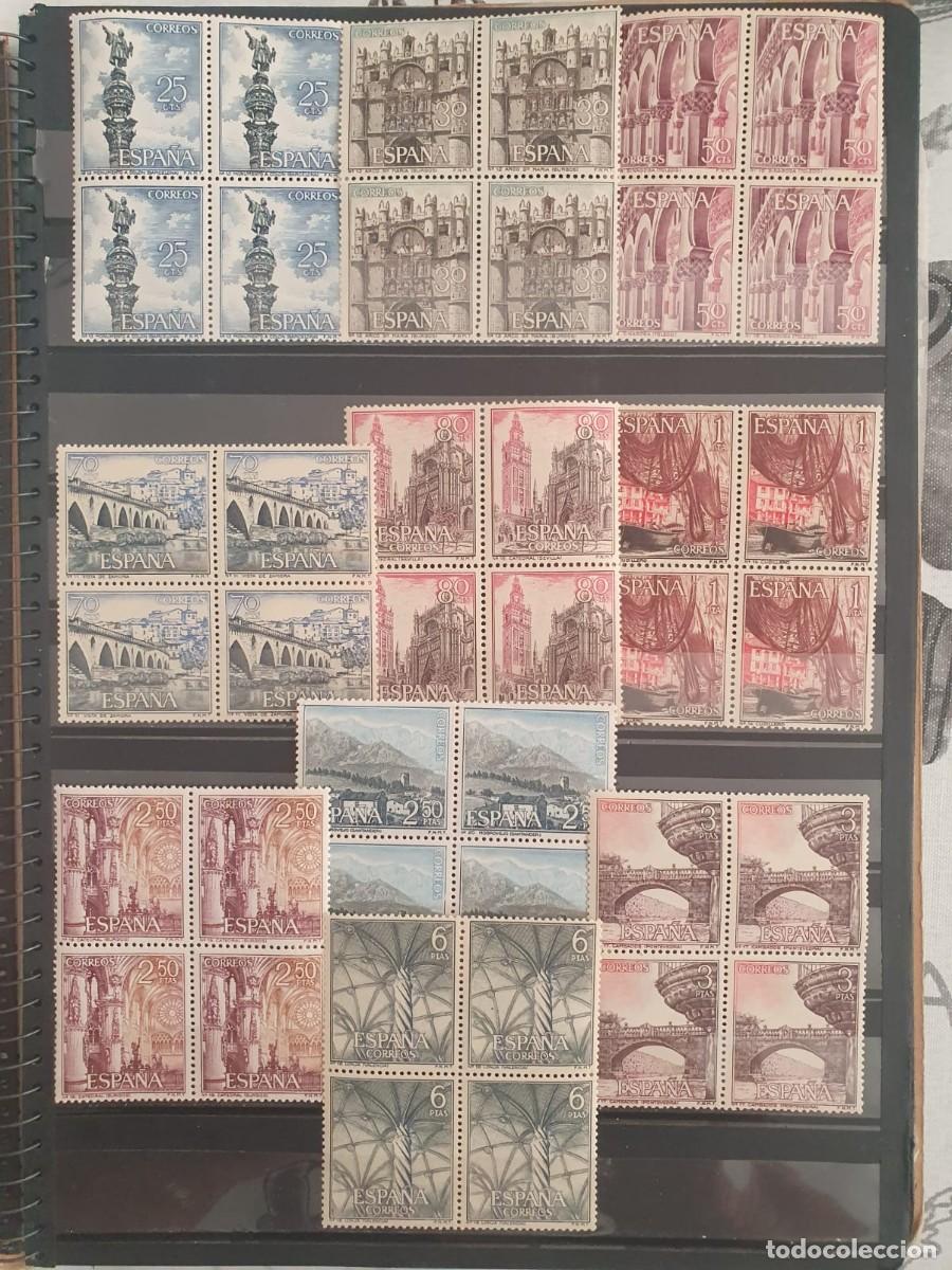 Sellos: SERIE COMPLETA EDIFIL 1643** a 1652 ** TURISMO ESPA&Ntilde;A 1965 BLOQUE DE 4
