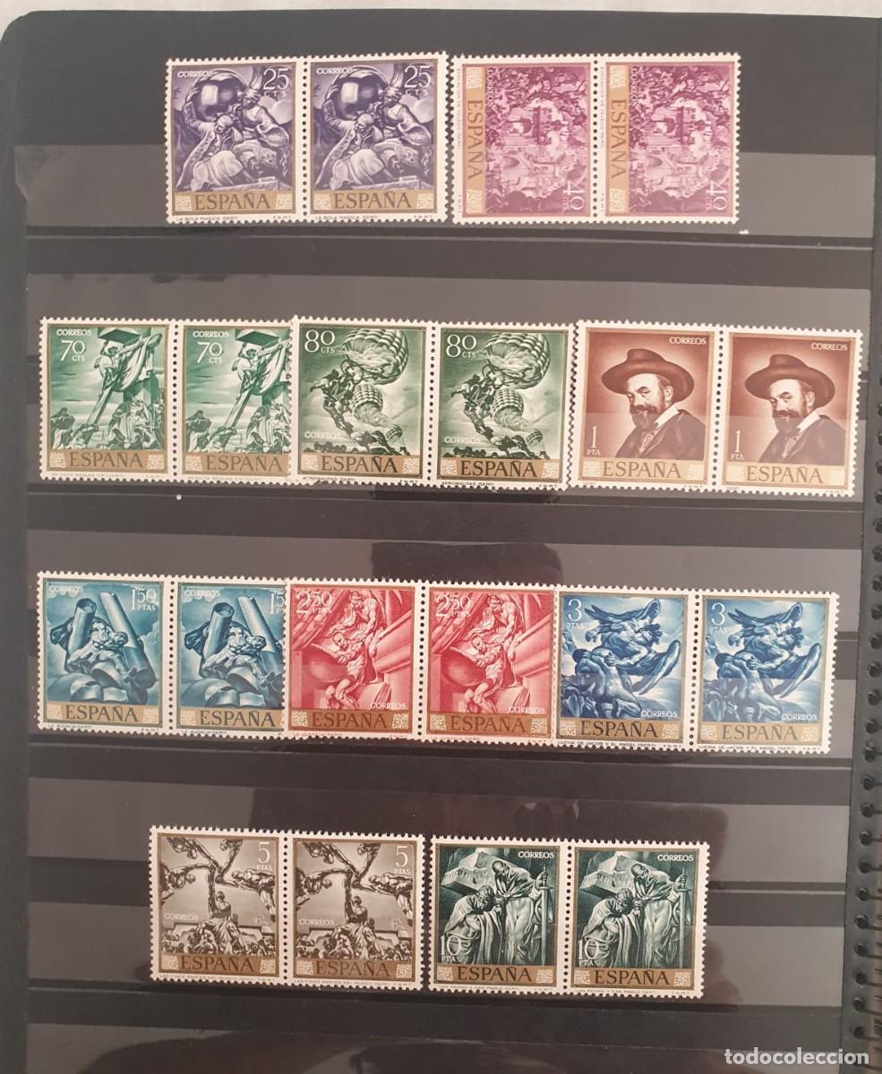 Sellos: SERIE COMPLETA EDIFIL 1710 ** A 1719 ** SERT ESPA&Ntilde;A 1966 PAREJAS