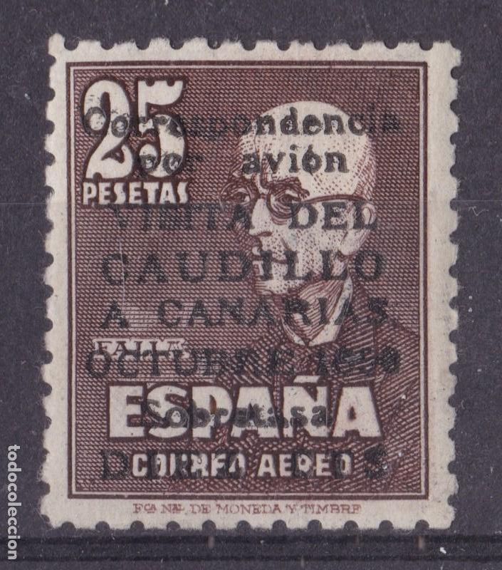 Sellos: AA15- Visita Franco Canarias Con N&uacute;mero Edifil 1090. ** Sin Fiasellos .LUJO. FALSO FILATELICO
