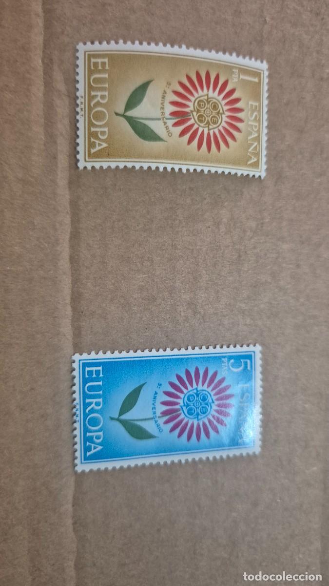 Sellos: LOTE SELLOS ESPA&Ntilde;A 2&ordm; CENTENARIO A&Ntilde;O 1964 EUROPA-CEPT V ANIVERSARIO CEPT