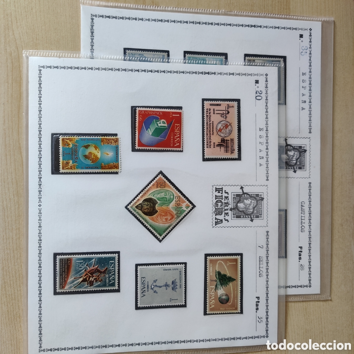 Sellos: Edifil 1738 a 1745 Castillos