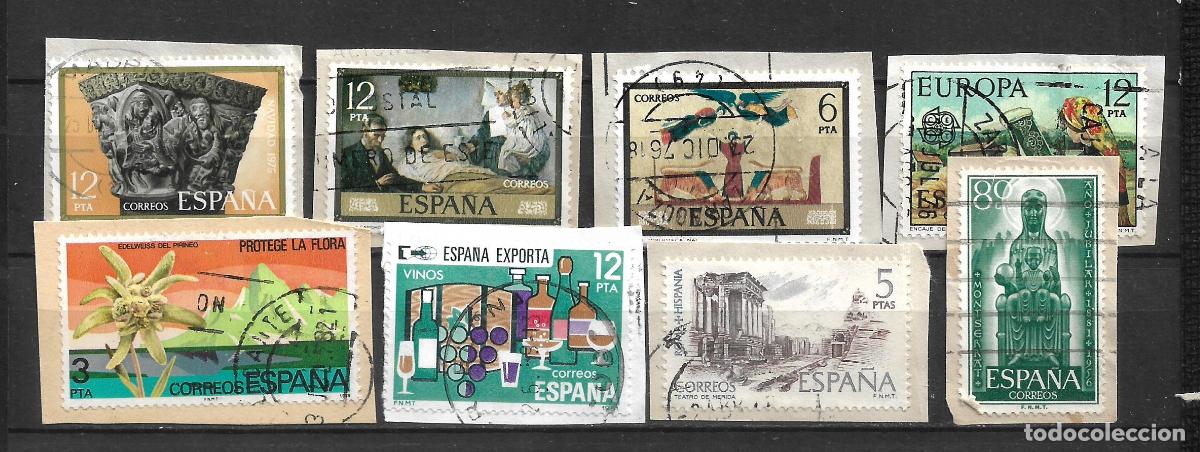 Sellos: espa&ntilde;a lote 8 sellos usados - 20/10