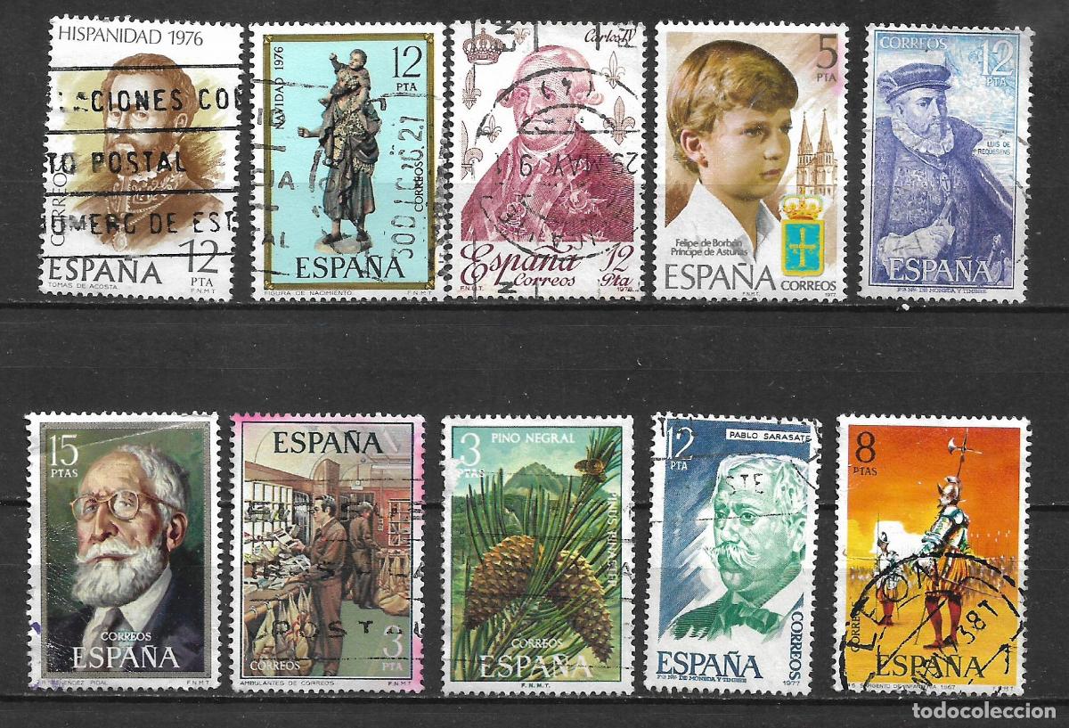 Sellos: espa&ntilde;a lote 10 sellos usados - 20/10