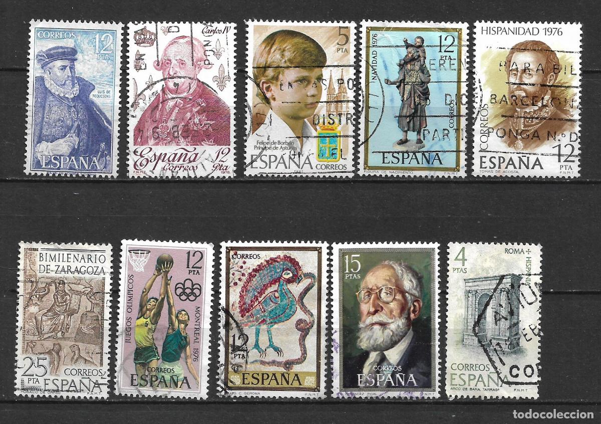 Sellos: espa&ntilde;a lote 10 sellos usados - 20/10