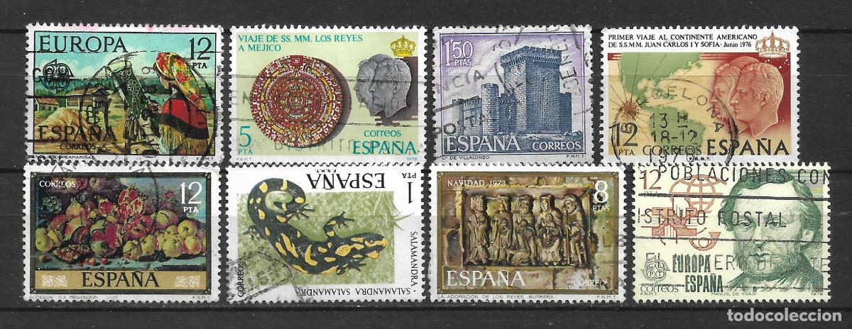 Sellos: espa&ntilde;a lote 8 sellos usados - 20/10