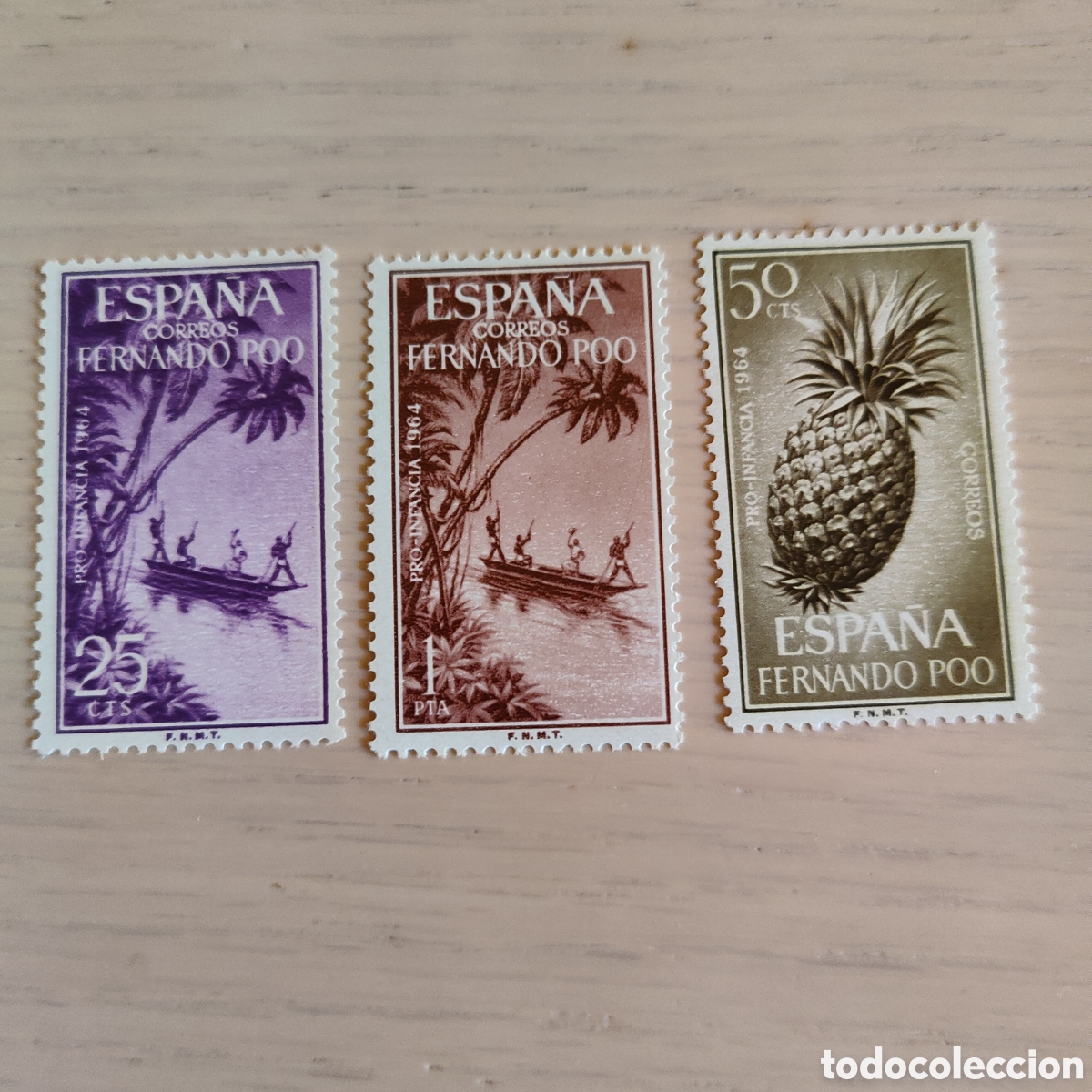 Sellos: SA1 Pro Infancia del A&ntilde;o 1964 Edifil 223 a 225 MNH **