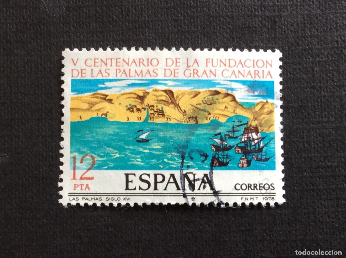 Sellos: ESPA&Ntilde;A N&ordm; EDIFIL 2479* A&Ntilde;O 1978. V CENTENARIO FUNDACION DE LAS PALMAS. SELLO USADO